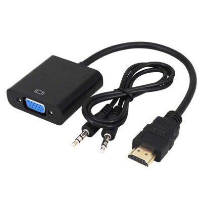 Kabel konwertujący HDMI+audio do VGA+audio